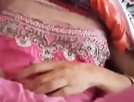 Hindi voice abrupt and humorous during hardcore sex in Bhabhi and devar scene.