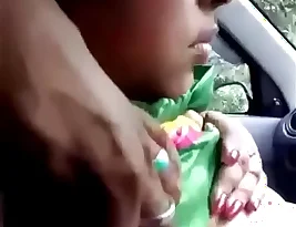 Hot Indian woman showing her charms in a homemade video.