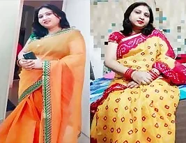 Beautiful Indian housewife gets fucked in doggy style.