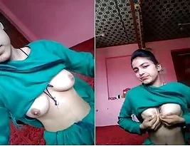 College cutie shows off her goods and has hot threesome with her friends’ hung brothers