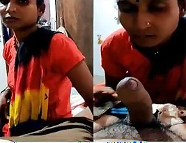 Beautiful village bhabhi goes wild with oral sex