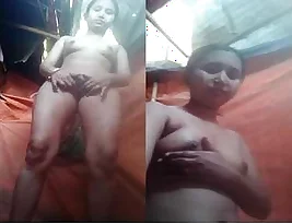 Beautiful horny housewife takes selfporn for her lover, Indian wife fingering and sucking.
