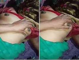Hot scene of Indian college girl and her boyfriend making love at night.
