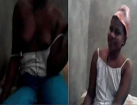 Beautiful Sri Lankan girl shows her big boobs and gets involved in an adult video with her village Bhabi