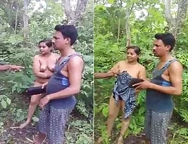 Spotted: Cheating wife having sex outside with a lover in front of villagers