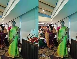 Hot housewife from India taking a shower in a sensual way.