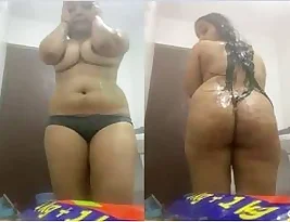 Sexy Indian woman takes a bath in a village and gets fucked by a plumber