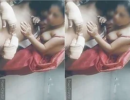 Sexy mom gives her son a bath and then gives him a blowjob.