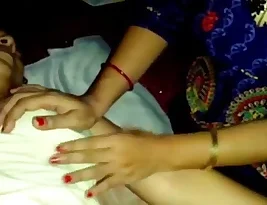 Adorable Russian brunette gets married to a Indian bride with her sister-in-law