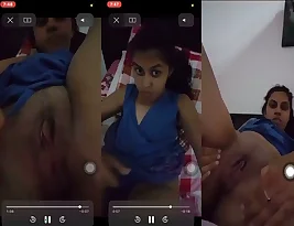 Beautiful girlfriend from an Indian college shares hot videos of her private parts.