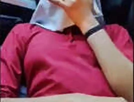 Pretty Indian girl shy and beautiful gets her pussy caught in the car