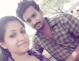 Pretty Indian university student giving blow job