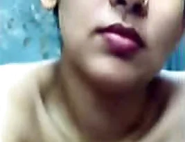 Hot hairy Indian woman strips and has sex with a man