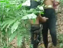 Beautiful girl from the East gets it hard outside
