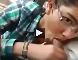 Hot desi Blowjob action inside a car in a scandalous video MMS