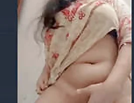 A Pakistani girl with big tits plays with her pussy and ass for you.