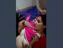 College hostel girls have fun with ladles