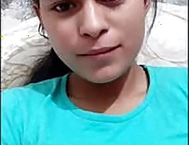 Beautiful Indian girl flashing her private part.
