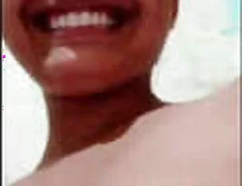 Beautiful Indian girl in online video call to meet a lover.