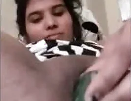 A very horny college girl has a fuckfest.