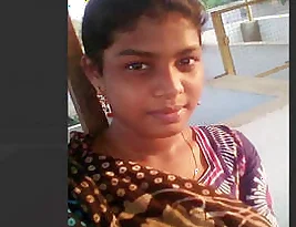 Tamil girl with small bosom looks quite shy