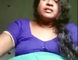 Hot Tamil mother-in-law exposes her breasts and vagina