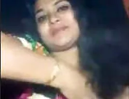 Wonderful girl showing herself in a video call
