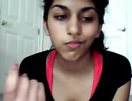 Hot Indian sister Rishana stripping.