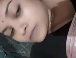 A hot Indian house wife teases fans on Facebook live
