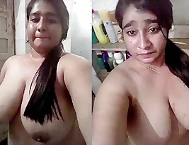 Steamy shower scene with a spicy Indian babe