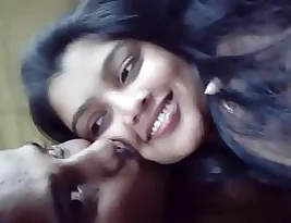 Steamy kissing and deep throat job from a hot Indian girl to her lover