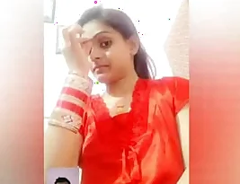 New Wedding Couple video call Wife change clothes