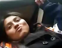 Indian call girl goes for a ride in car and enjoys sex