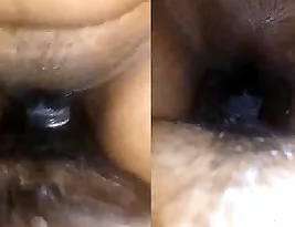 A hot scene of a Tamil wife giving her husband a blow job and riding him.