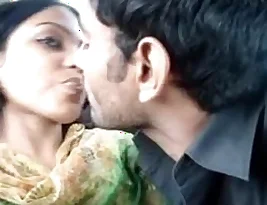 Young Indian couple’s secret rendezvous in the car gets intense.