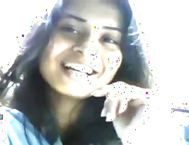 Beautiful Indian woman enjoys giving oral sex in a car