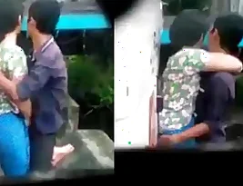 Love birds get it on in the garage and take turns to satisfy each other with anal sex.