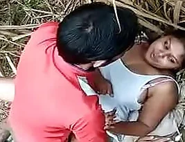 Outdoor sex with an Indian-themed gang bang scene