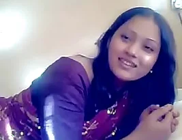 Beautiful Indian lover meets in a hotel for romance.