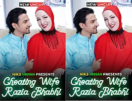 The exclusive web series with hot wife Razia and bhabhi cheating