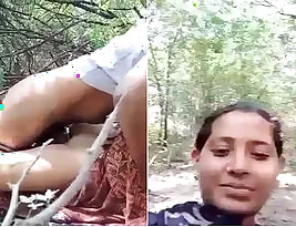 Frisky rural lavish lover having sex in a secret place