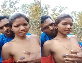 Amateur video of naive desi bhabhi’s secret affair with a black man in the village.
