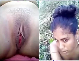 Amateur video of a rural Indian girl stripping for her lover.