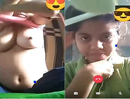 Beautiful Bangladeshi woman flaunts her big melons