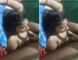Pretty Bengali babe enjoys a sensual massage with oil with a happy ending