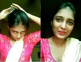 Sexy Desi Girl Plays with Her Boobs and Pussy Part 5