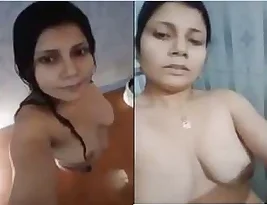 Steamy solo self-portraits of a hot Indian woman.