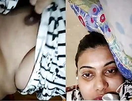 An exclusive video of a desi girl showing her beautiful big boobs.