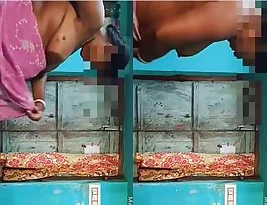 Secret camera captures village bhabhi changing clothes