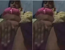 Young Indian girl pleasuring herself by finger play in part 4